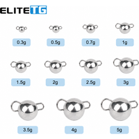 Elite TG 0.3-3g 10Pcs Tungsten Cheburashka Weights for Fishing Ball Sinkers Freshwater Fishing Lure image 4