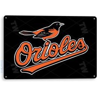 TIN SIGN Orioles Baseball Baltimore Metal Décor Wall Store Card Shop Bar A548
