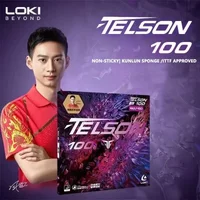 Original LOKI TELSON 100 Table Tennis Rubber Non-sticky Ping Pong Rubber Sheet with Pre-tuned Kunlun Sponge