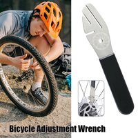 Bicycle Disc Brake Rotor Straightening Tool Stainless Steel Adjustment Wrench for MTB Road Bike Brake Disc Alignment Tool
