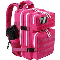 LHI 25L Tactical Backpack for Women Fitness Athlete Gym Out Bag Small Outdoor Sports Travel Rucksack with Bottle Holder