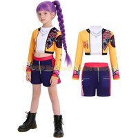 Kpop Demon Hunter Costume Kids Girls Hunters Cosplay 3-12Years Pop Singers Stage Role Play Outfits Toddler Halloween Costumes
