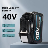 For Makita XGT 40V 1.5Ah-5Ah TOOL lithium-ion battery FOE Makita XGT screwdriver cutting machine BL4025,BL4040,BL4020 BL4050