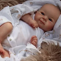 49CM Reborn Baby Dolls Juliette Real Touch 3D Skin Multiple Layers with Visible Veins Real Looking Baby Dolls Juguetes para Niño
