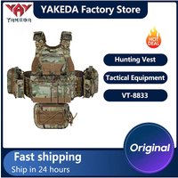 YAKEDA Tactical Vest Quick Release Training Vest Multi-functional Carrying Hunting Vest Equipment Outdoor Suit Supplies Field