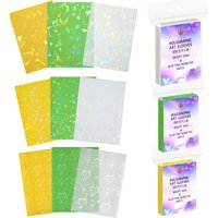 60PCS 66x91mm Holographic(Broken Glass/Love shaped/star shaped) Card Sleeves Perfect Standard Size Sleeves for PKM/TCG/MGT
