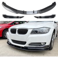 For BMW 3 Series E90 E91 LCI 320i 2009-2012 Front Bumper Lip Splitter Spoiler Canards Body Kit Exterior Modification Trim ABS