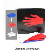 Gloves Color be Changed Magic Tricks Stage Magic Trick by Rossy Pocket Version Gimmick for Magician Professional Magic