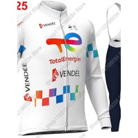 AliExpress NONE Total Energies 2025 Team Cycling Jersey Set Summer Winter Clothing Suit Long Sleeve MTB Bike Road Pants Bib Ciclismo
