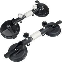 Suction Cups Heavy Duty Aluminum Vacuum Plate Handle Glass Holder Hooks to Lift Large Glass/Tile Lifter/Moving Glass/Dent Puller