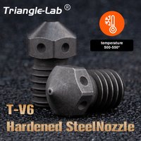 Trianglelab A2 Hardened Steel V6 Nozzle compatible PEI PEEK Carbon Fiber Filament For v6 HOTEND Dragon RAPIDO Matrix EXTRUDER