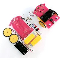 Mini Intelligent Tracking Line Car DIY Electronic Kit Photosensitive Robot Smart Kits School Training Fun Soldering Assembly