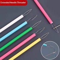 10Pcs Leader Beader Threading Needle Sewing Tools Cylindrical Colorful Needle Threader Sewing Threader DIY AccessoriesHot