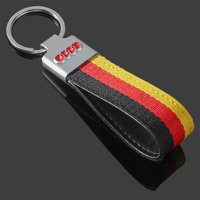 Nylon Braid Keyring Sport Metal Keyring Key Chain Keychain Ring For Audi TT A1 A3 A4 A5 A7 A8 Q3 Q5 Q7 B8 8V B6 RS3 Accessories