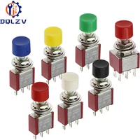 High Quality 6mm 3/6Pin 2 Position Mini Momentary Automatic return Push Button Switchl ON OFF 5A125V/2A250V Toggle Switch