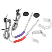2Pcs Repalcement Meat Probe Fit for Camp Chef Pellet Grill and Smoker 3.5mm Plug Temperature Probe with Probe Clip Accessories