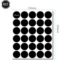 8-20pcs/Set Erasable Chalkboard Labels Waterproof Spice Sticker Craft Household Kitchen Spices Bottle Labels Blackboard Sticker