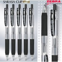 5pcs Japan ZEBRA Gel Pens SARASA JJ15 Press 0.5mm Quick Drying High-capacity Kawaii School Office Accessories Kawaii Stationery