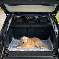 1pc Non-Slip Dog Mat Pet Seat Cover Floor Liner for SUV, Sedan, Truck Easy-Clean Compatible with All Dog Sizes (Medium, Large)