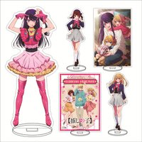 Cute Oshi No Ko Figure Display Anime Acrylic Stand Model Plate Hoshino Ai Aqua Ruby Amamiya Gorou Desk Ornaments Accessories