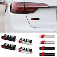 S Line 3D Logo Car Front Grille Badge For Audi Sline A3 RS A4 A5 A6 A7 A8 S3 S4 Q2 Q3 Q5 RS3 RS5 RS6 Sticker Metal S Line Emblem