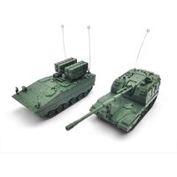 4D 1/72 China 05 Self-propelled Howitzer Red Arrow 10 Anti-tank Missile Tank Military Assemble Model
