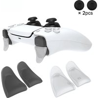 1 Set Extended Triggers Button For PS5 L2/R2 Trigger Extender D-Pad Key Cap For PS5 Gamepad Accessories With Joystick Cap Cover