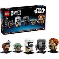 LEGO® BrickHeadz™ Style with This Build-and-display Set The Mandalorian and Grogu: Allies & Villains (40856) 661 Pieces
