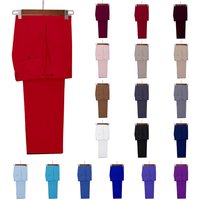 Business Mens Pants Trousers Formal Groom Tuxedo Party Prom Regualr