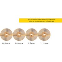0.8/0.9/1.0/1.1mm High Pressure Cleaner Car Wash Nozzle Foam Pot Accessory Nozzle Copper Spray Core Car Wash Cleaning Tool