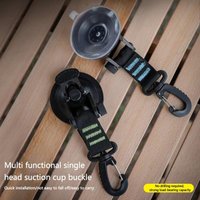 Vacuum Car Tent Suction Cups with Buckle Strong Suction Tent Suckers Hook Multifunctional Heavy Duty Tent Fixing Hooks