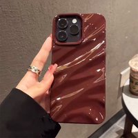 Stylish Wavy Silk Pattern Phone Case For iPhone 16 15 13 14 12 11 Pro Max 17 Air Soft Silicone Shockproof Protective Back Cover