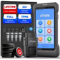 XTOOL TP580 TPMS Programmiergerät Drahtloser TPMS-Diagnose-OBD2-Scanner für alle Systeme Auto-Codeleser Reifendruckkontrolle TPMS-Sensor-Aktivierung Lebenslange Kostenlose Updates CAN FD DoIP