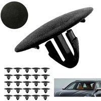 10X Plastic Hood Insulation Retainer Clip 9046709050 For Toyota 90467 09050 Rivet Retainer Car Parts