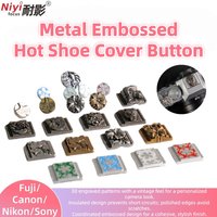 Camera Hot Shoe Cover & Soft Release Button Kit - Dustproof, Anti-Scratch, and Circuit Protection for DSLR/Mirrorless Cameras