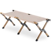 WESTTUNE Double Camping Stool Portable Outdoor Two-person Stool Folding Lightweight Double Seat Stool for Garden Hiking Picnic