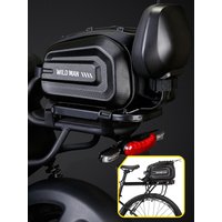 AliExpress WILD MAN Bike Rear Rack Bag Trunk Pannier EVA Hard Shell Waterproof Electric Bicycle Luggage Carrier Pouch Cycling Accessories