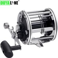 Trolling Slow Jigging Fishing Reel Pesca Catfish Drum Wheel Boat Deep Saltwater Catfish Kit Lever Drag Conventional Fishing Tool