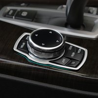 Edelstahl Interieur Refit Multimedia-Tasten decken Autozubehör für BMW x1 x3 x5 x6 f20 f01 f30 f15 f34 f31 28tb