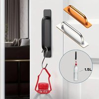 Self-Adhesive Door Handle,Aluminium Alloy Punch-Free Instant Handles Pulls for Wardrobe Drawer Closet Window Kitchen Cabinet