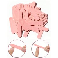 10/20/50/100/200 Pieces of Disposable Pink DIY Mini Nail File-Double-Sided Sandpaper File, Suitable for Manicure and Pedicure, S