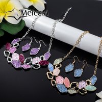 New in Geometry Chokers Colorful Large Elegant Trendy Collar Chains Women Fashion Jewelry Holiday Gift Necklace for Women Luxury