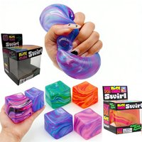 Schyling Needoh Soft and Glutinous Sensory Stress-relief Toy Cube Filled with Gel Stretchable Ball Soft Ice Slow Rebound