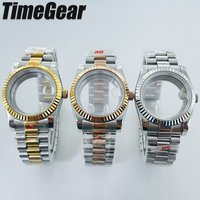 36mm/40mm NH35 Watch Case Silver Gold Rose Presidential Bracelet For NH34 NH35 NH36 NH38 NH70 NH72 ETA 2824 PT5000 Movement image 4