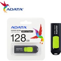 ADATA UC300 USB Flash Drive 32GB 128GB 256GB USB 3.2 Type C Pen Drive Memory Stick Pendrive for Type-C Mobile Phone Tablet PC
