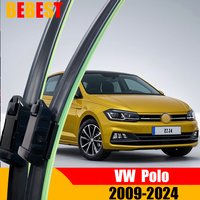 For VW Polo 6R1 6C1 AW1 Front Wiper Blades 2009-2024 2020 2021 2022 2023 2019 2018 Windscreen Windshield Window Accessories 2PCS