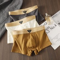 Men's Underwear, Pure Cotton, Men's Boxer Briefs, Four-Corner Shorts, Boys' Sports Boxer Shorts, Men's Large Size Underwear