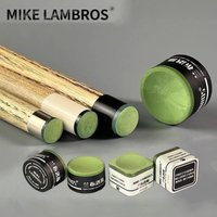 High quality Green Billiard Chalks Pool Cue Stick Chalk Snooker Easy Powder No-slip Square/Round Billiard Chalk Pool Accessories