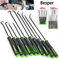 10/4Pcs Precision Pick and Hook Set, Car Auto Oil Seal/O-Ring Seal Gasket Pick Mini Precision Hooks Professional Puller Remover image 4