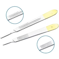 Two Type Choices Scalpel Handle 3# 4# Surgical Knife Handle Stainless Steel Medical Instruments Animal Scalpel Handle